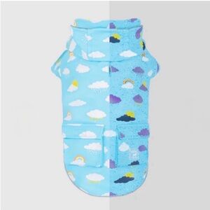 Canada Pooch‎ Clouds Wet Reveal Dog Torrential Tracker Rain Jacket Sz 12 8-12lbs